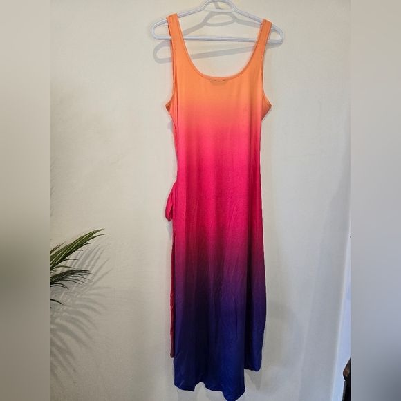 Chic Me ombre wrap bottom dress size L - Picture 5 of 6